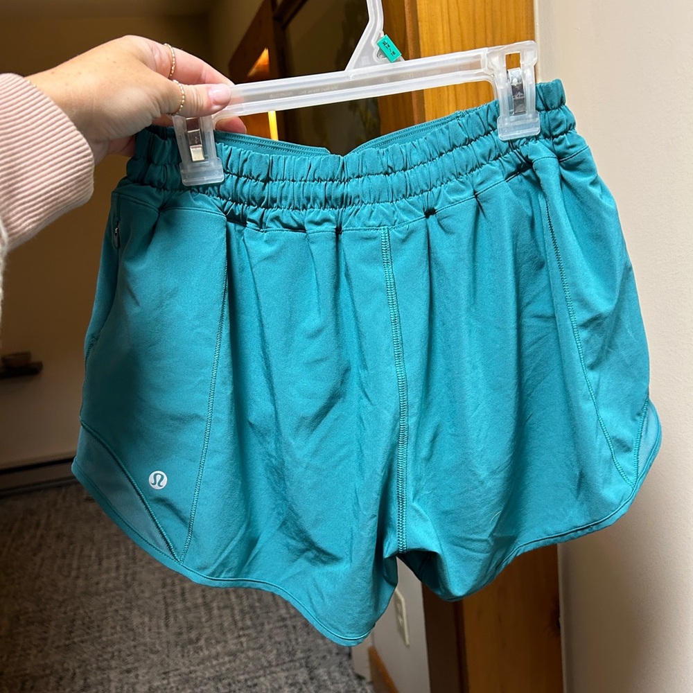 lululemon athletica Turquoise Athletic Shorts